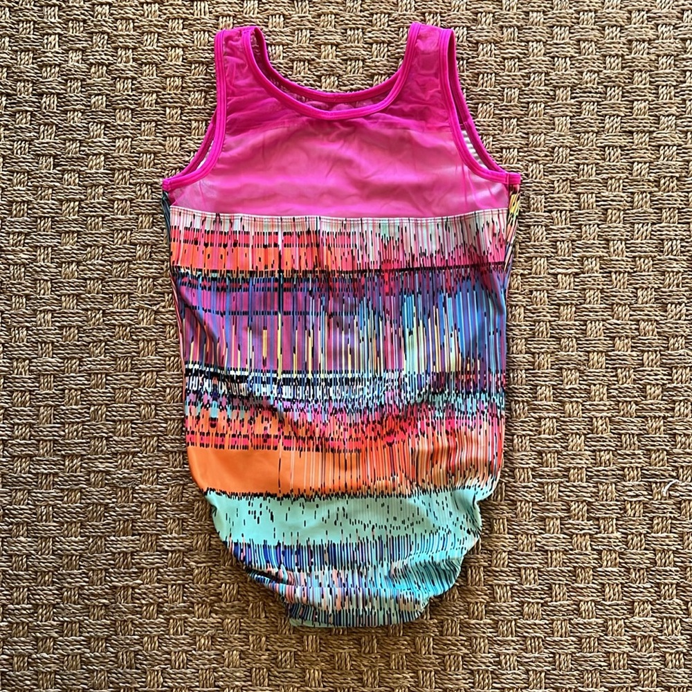Plum Practicewear Mesh Leotard View 2